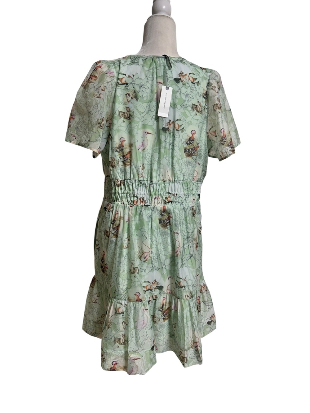 Anthropologie  Somerset organza mini dress cottagecore fairycore size Large - Picture 6 of 7
